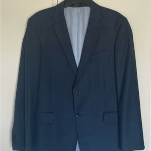 Tommy Hilfiger Blue Wool Suit Jacket Blazer